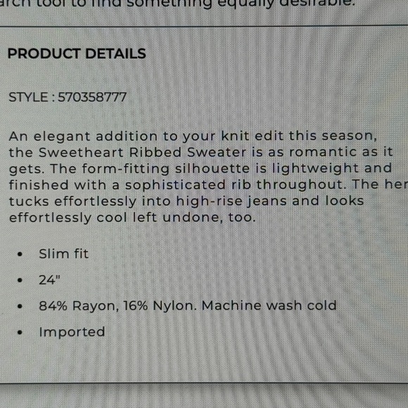 Purple Sweetheart Rib long sleeve sweater - Picture 10 of 10